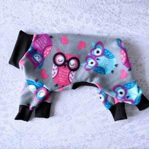 Chinese Crested Fleece PJs - Owl Always Love You