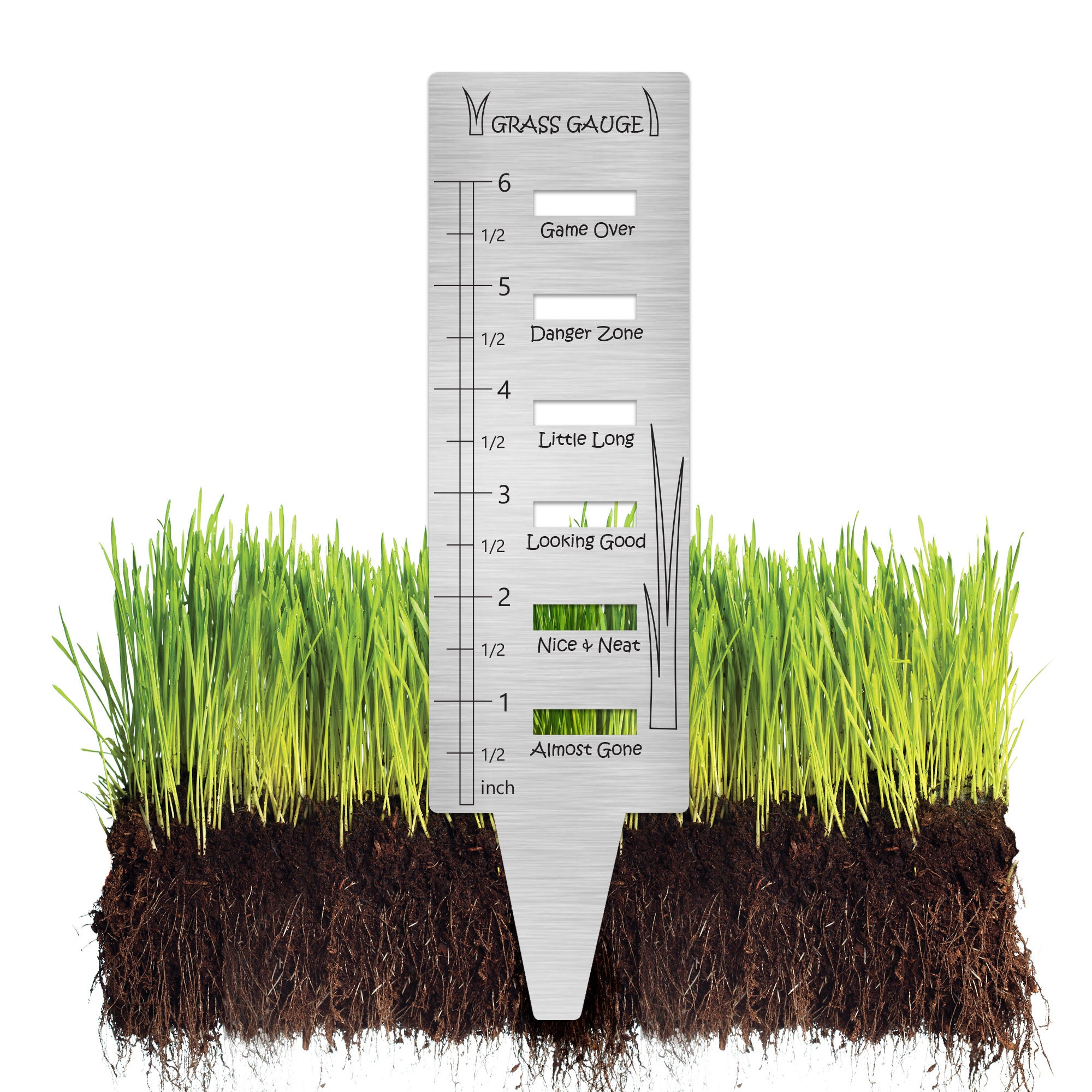 Grass Gauge - Ultimate Lawn Tool - Perfect Gift for Dad