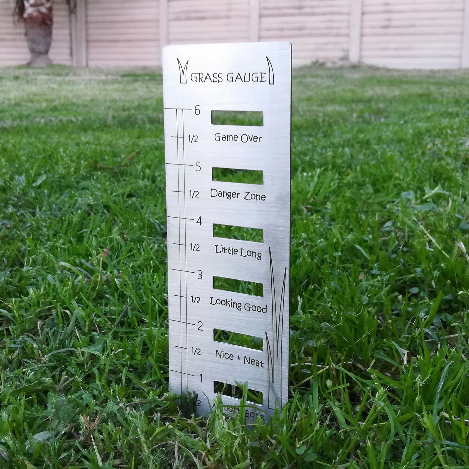 Grass Gauge - Ultimate Lawn Tool - Perfect Gift for Dad