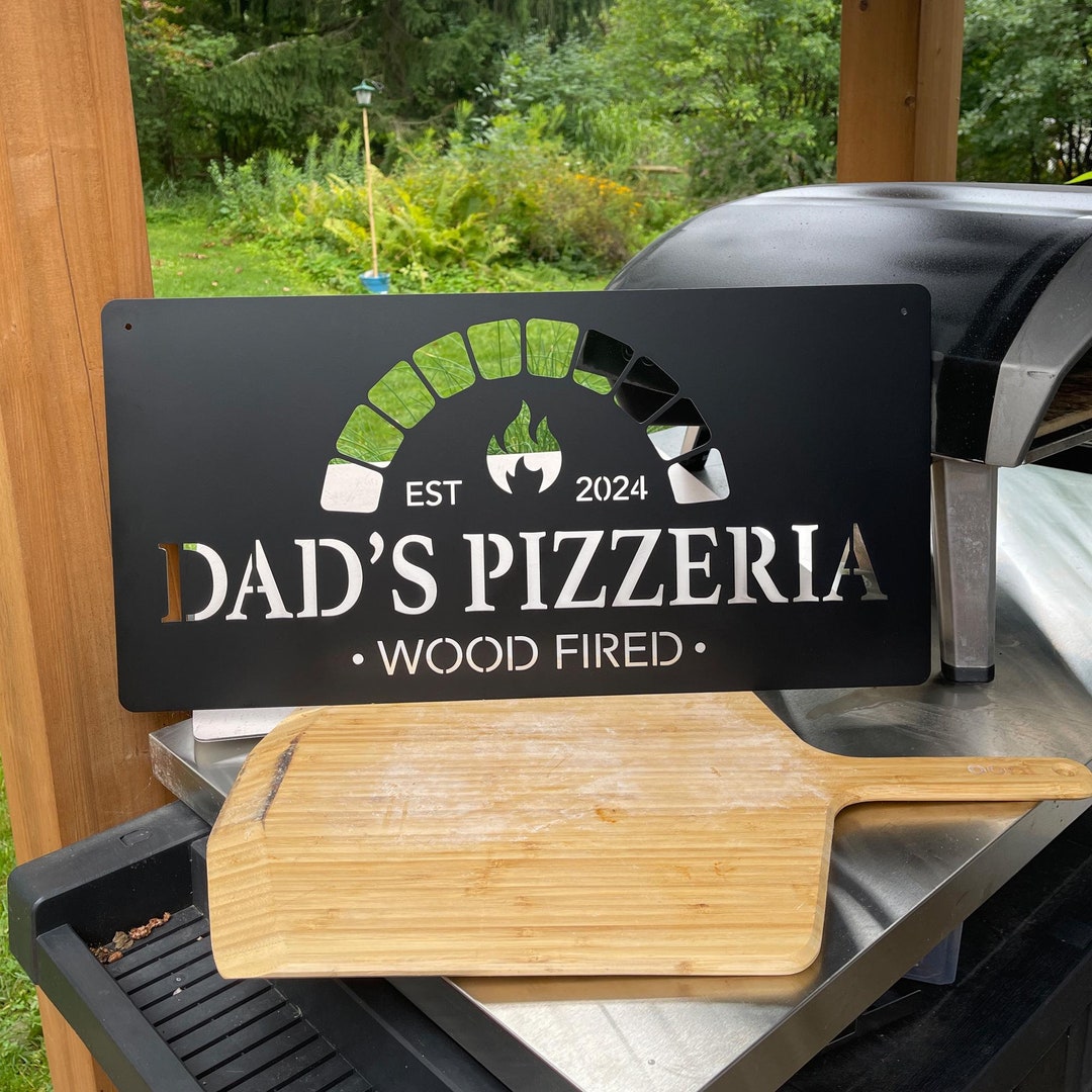 Custom Pizza Sign: Personalized Steel Pizzeria Decor - Etsy