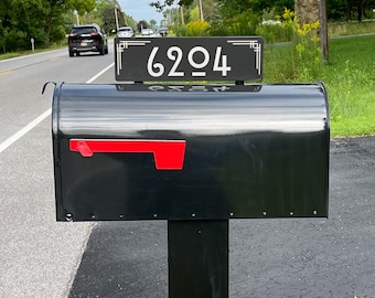 Custom Mail Box House Number | Craftsman Style Address Sign