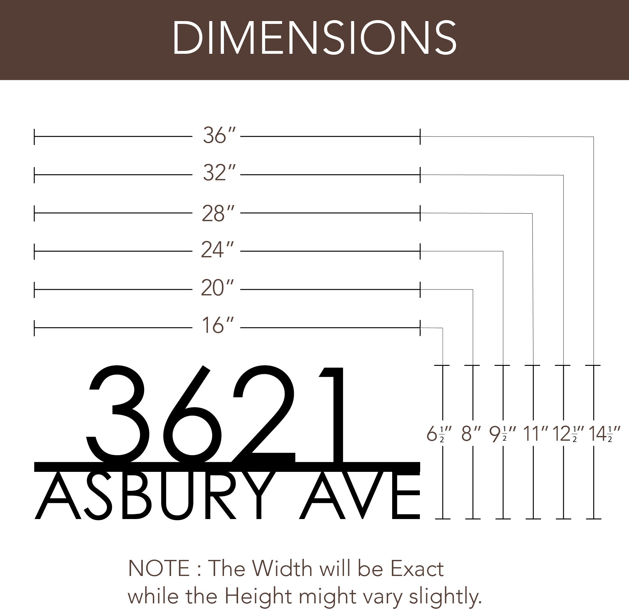 Modern Metal House Number Sign | House Address Sign with Street Name | Mid-Century Custom House Numbers | Steel Street Name