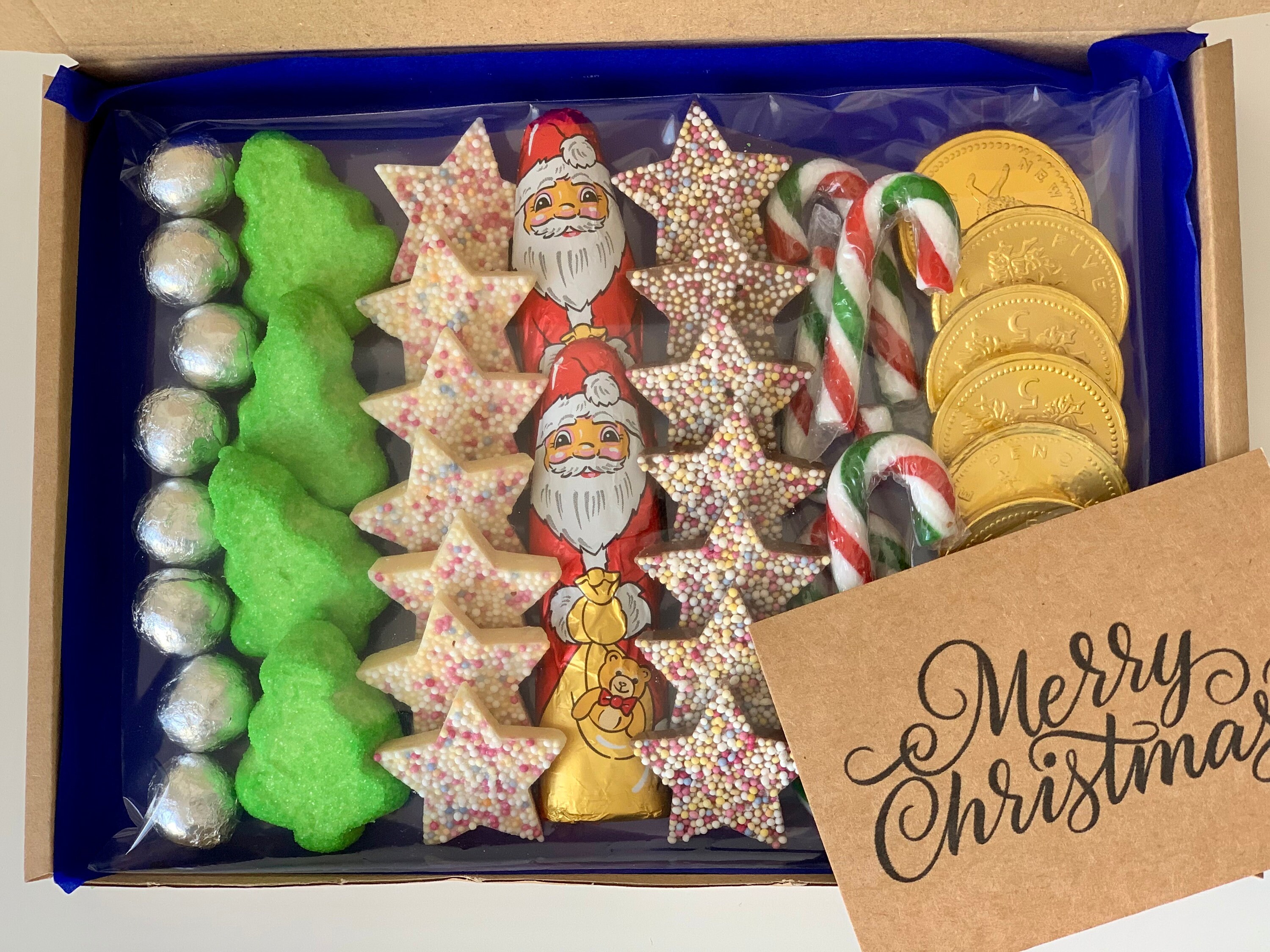 Christmas Chocolates Christmas Chocolate Box Letterbox - Etsy UK