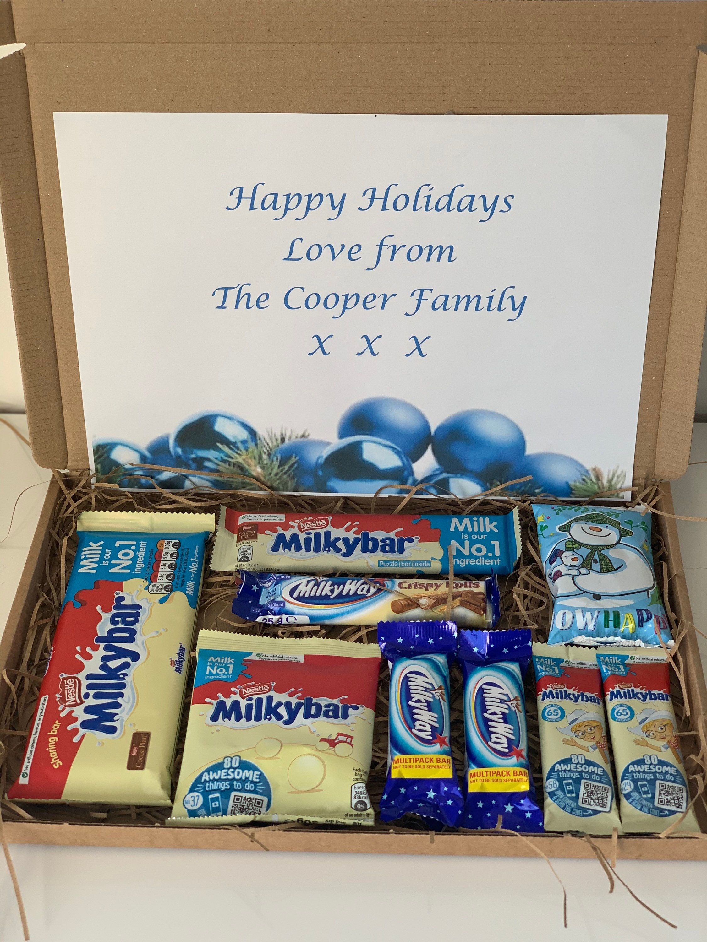 Letterbox Chocolates Gift Hamper Valentines Chocolate Gifts Etsy