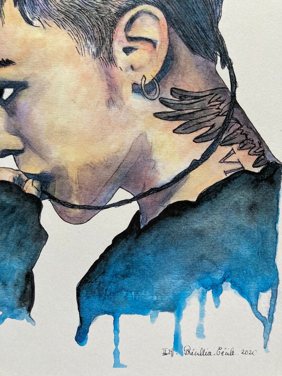 Poster De G-dragon - Kpop - Big Bang - Kwon Ji-yong - Etsy