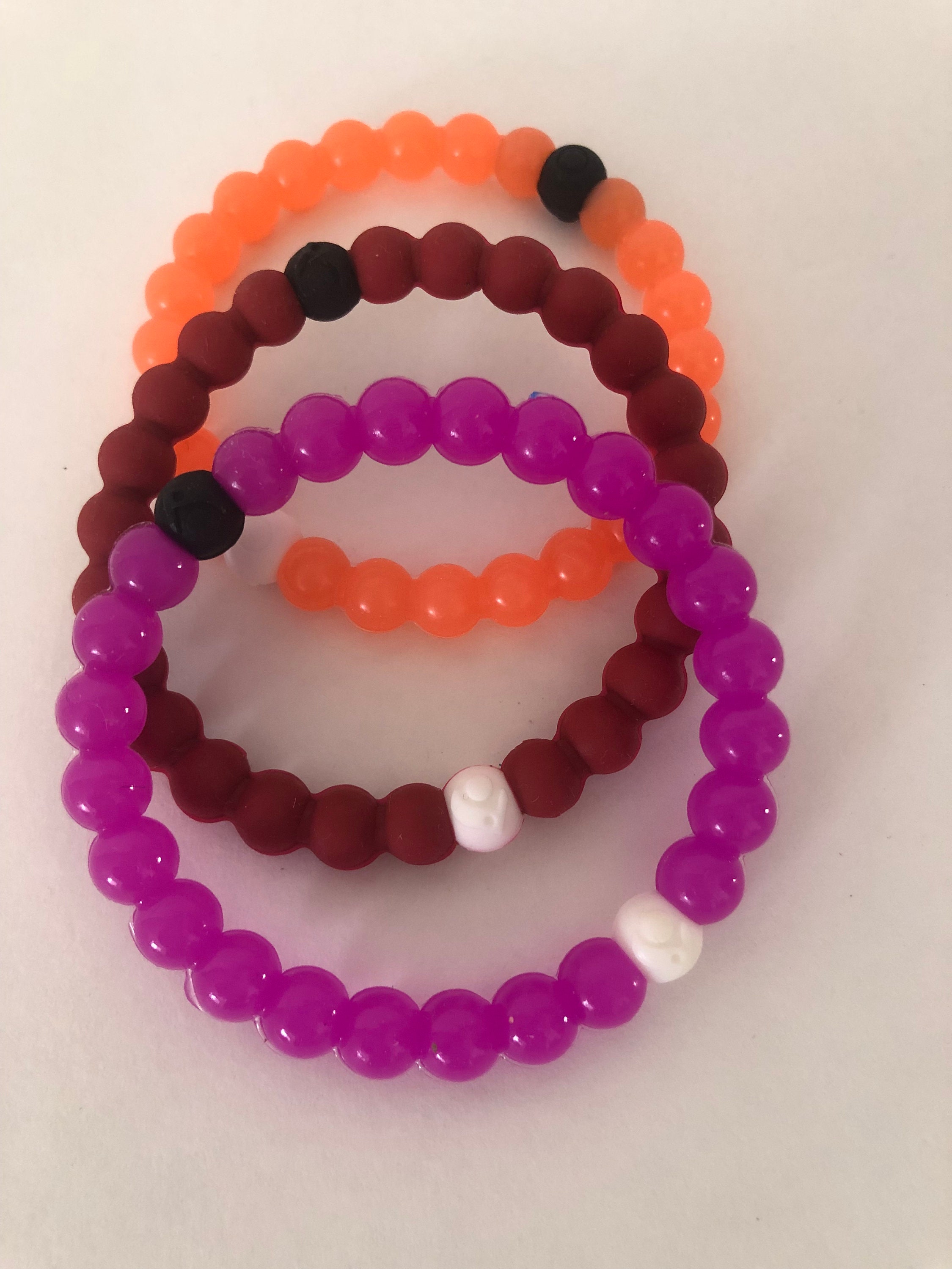 Unicorn Beaded Bubble Bracelets - 3 Pack