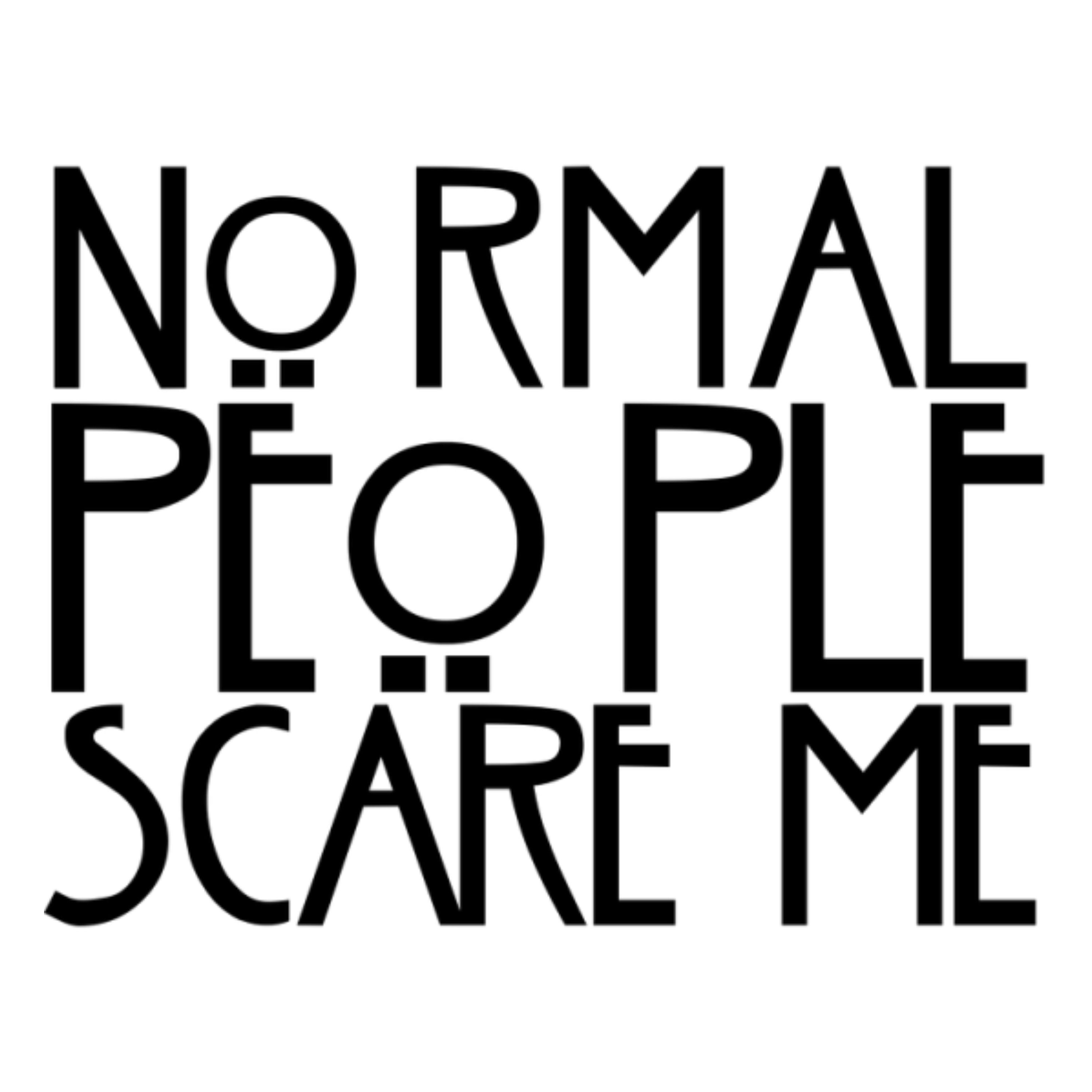 American Horror Story Normal People Scare Me Vinyl Decal Sticker