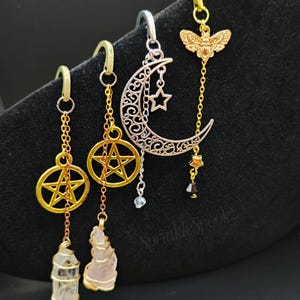 Enchanting Gothic Witchy Bookmarks for Book Lovers and Dark Aesthetic Enthusiasts