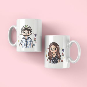 Cutibb Personalized Mug, Custom Portrait, Mug From Photo, Anime Mug, Couple Mug, Personalized Christmas Gift, Memory Gift, Anniversary Gift