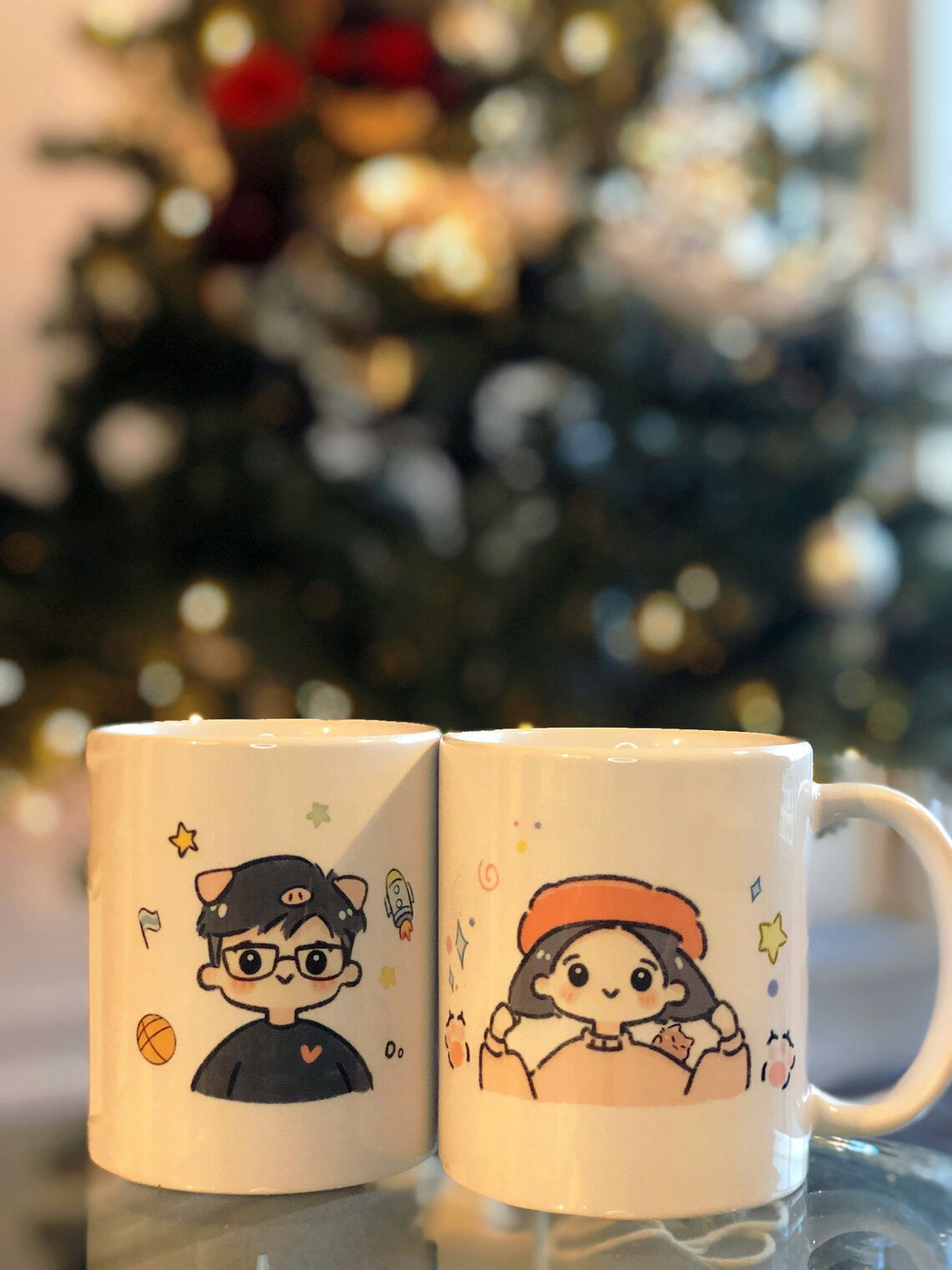 Personalized Cartoon Mug Anime Mug Couple Mug Personalized Etsy