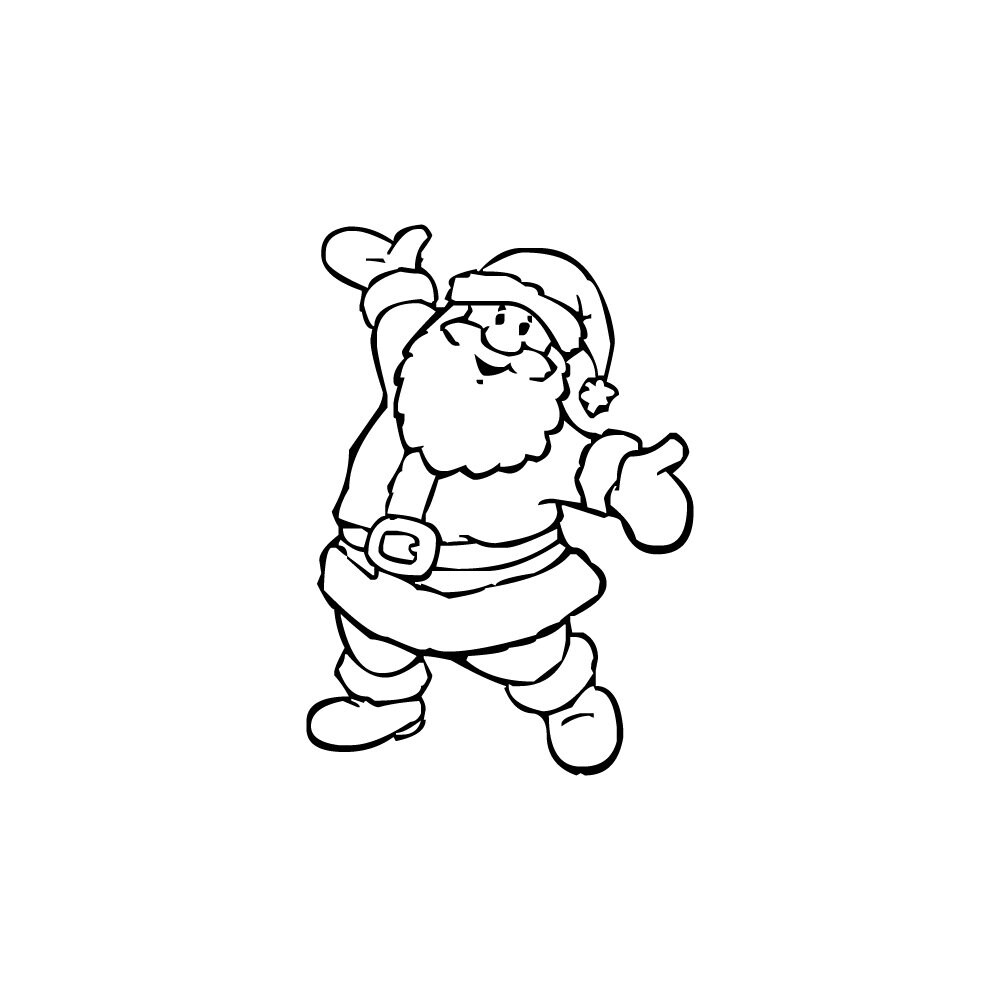 Santa Claus SVG, EPS,PNG, Dxf,jpg instant Zip File Download - Etsy
