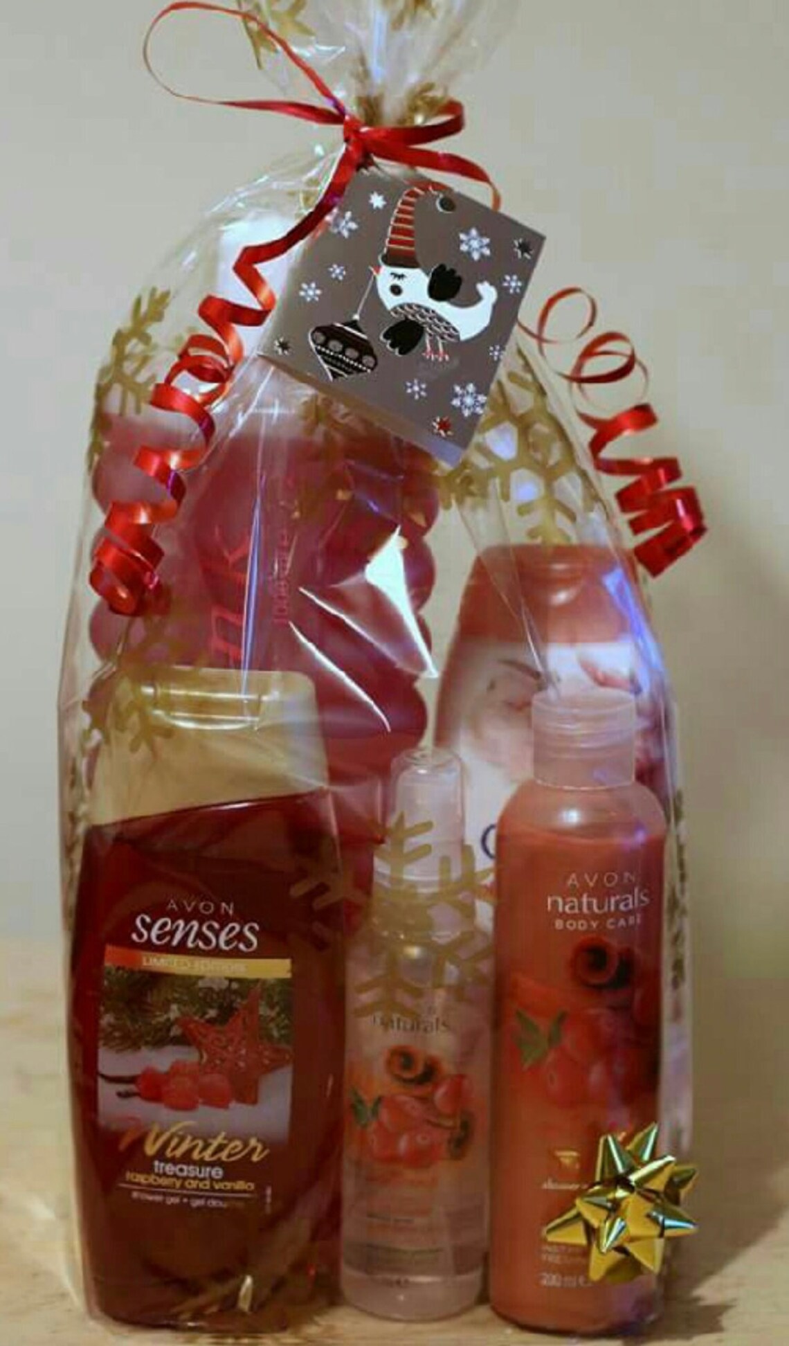 Christmas gift hamper Avon bubble bath Etsy