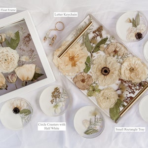 DEPOSIT ONLY- Wedding Floral Preservation / Resin Floral Coasters/ Resin Floral Tray/ Resin Floral Block/ Wedding Bouquet/Floral Frame
