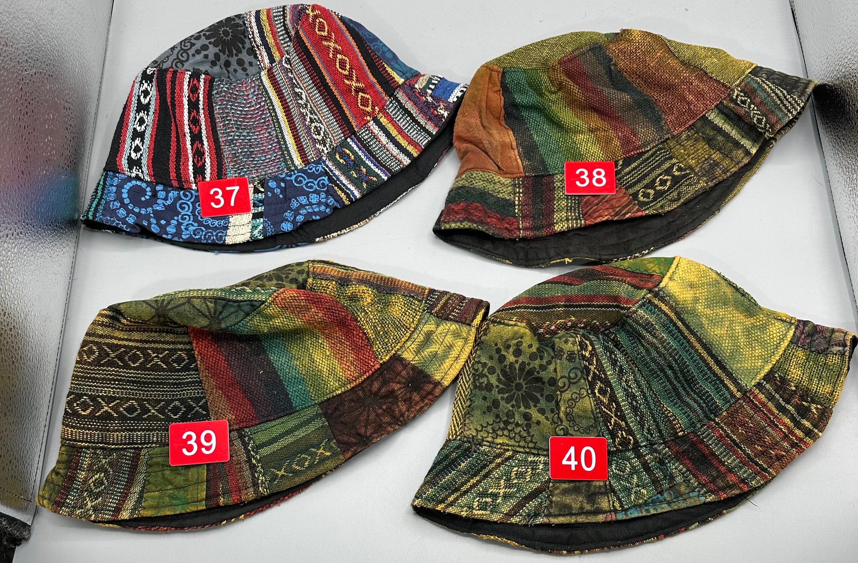 Hemp Bucket Hat Hemp Tie Dye Men's Women's Sun Festival Hemp Bucket Hat Hemp Tie Dye Men's Women's Sun Festival