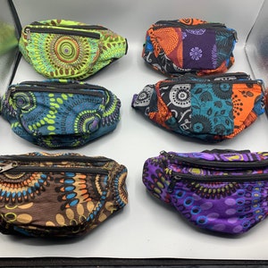 Riñonera de algodón con parches de mandala para hombre y mujer, riñonera tipo bandolera, para festivales, viajes, cruceros, playa, bolso de mano ¡ENVÍO RÁPIDO! Regalos