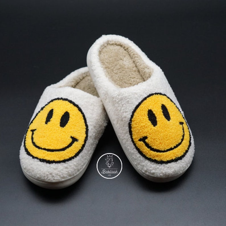 smiley face slippers amazon