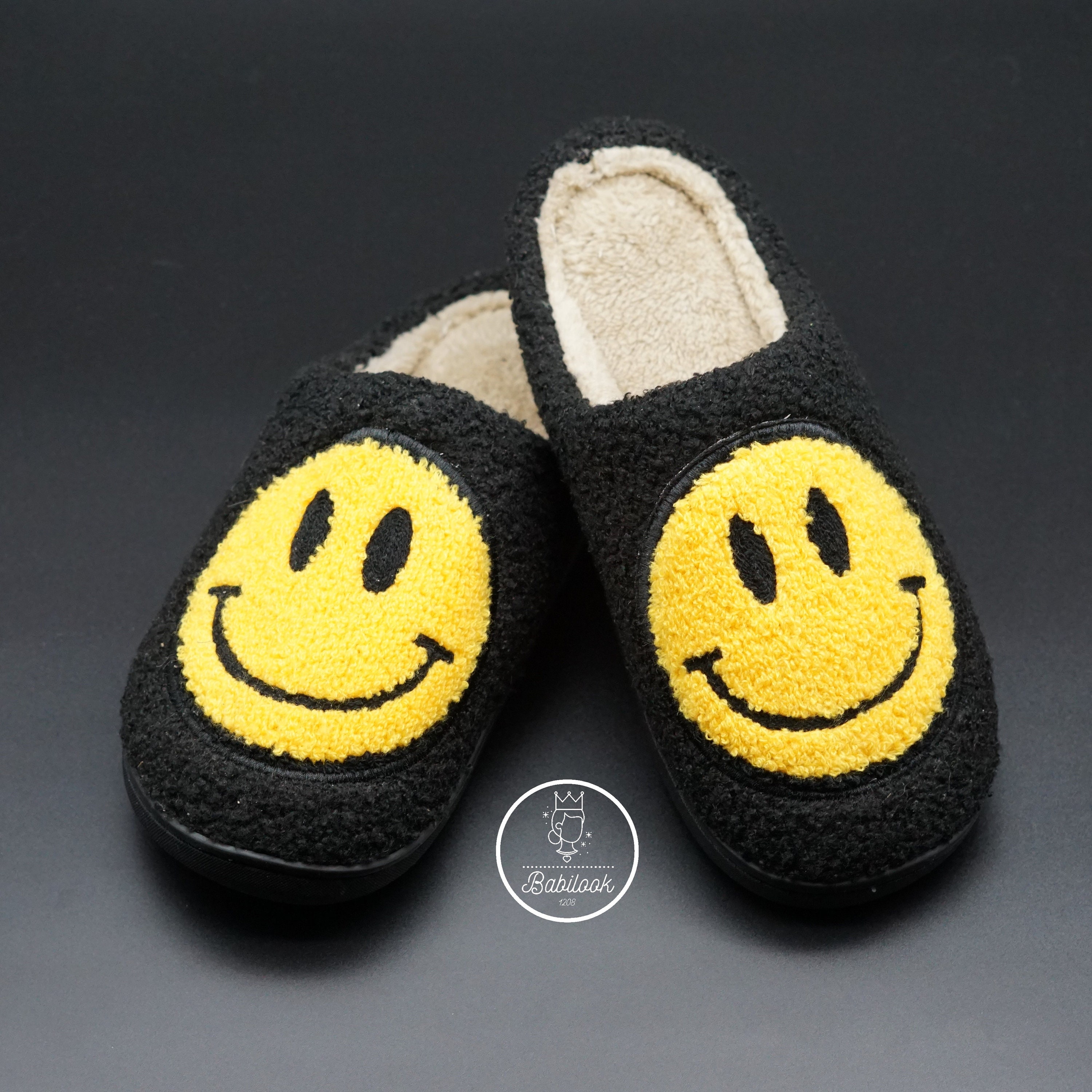 smiley face slippers amazon