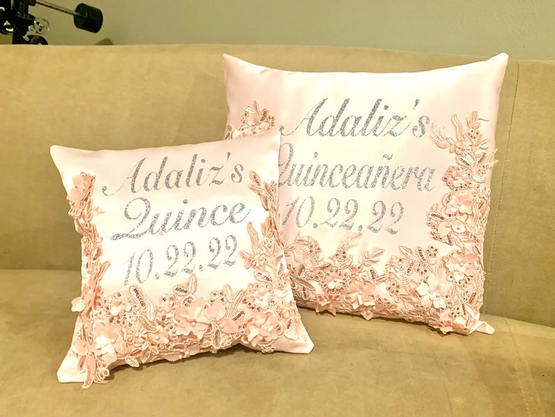 Custom Quinceañera Pillows Etsy