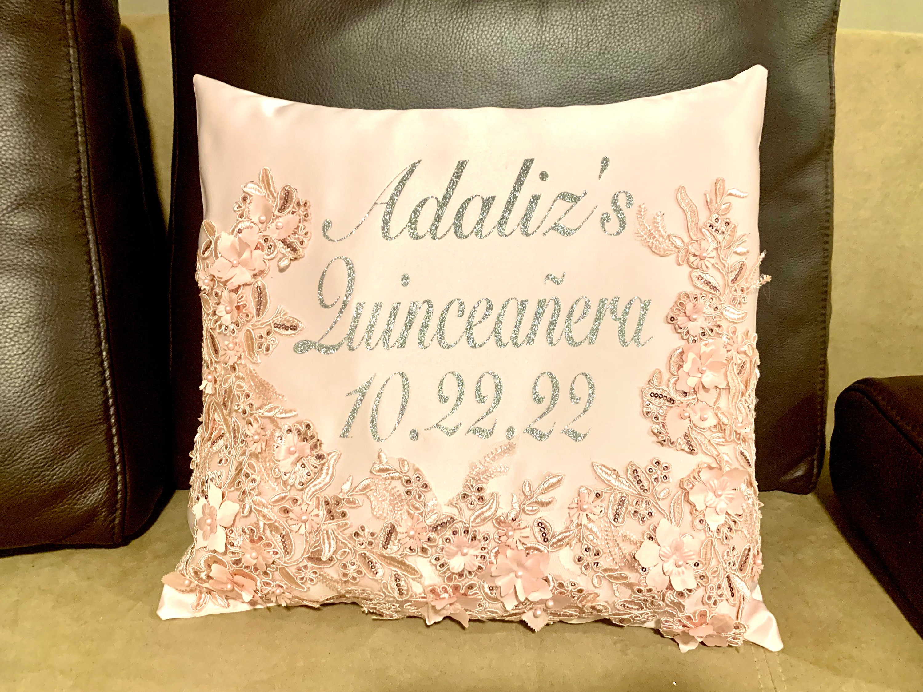 Custom Quinceañera Pillows Etsy