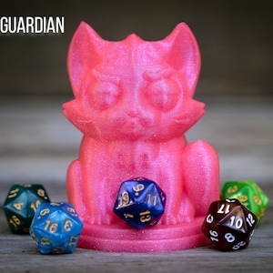 Cat Dice Guardian | Tabletop Fantasy Role Play RPG Gaming Cosplay Props - Dungeons and Dragon DnD D&D Pathfinder | Mythic Dice Box Jail