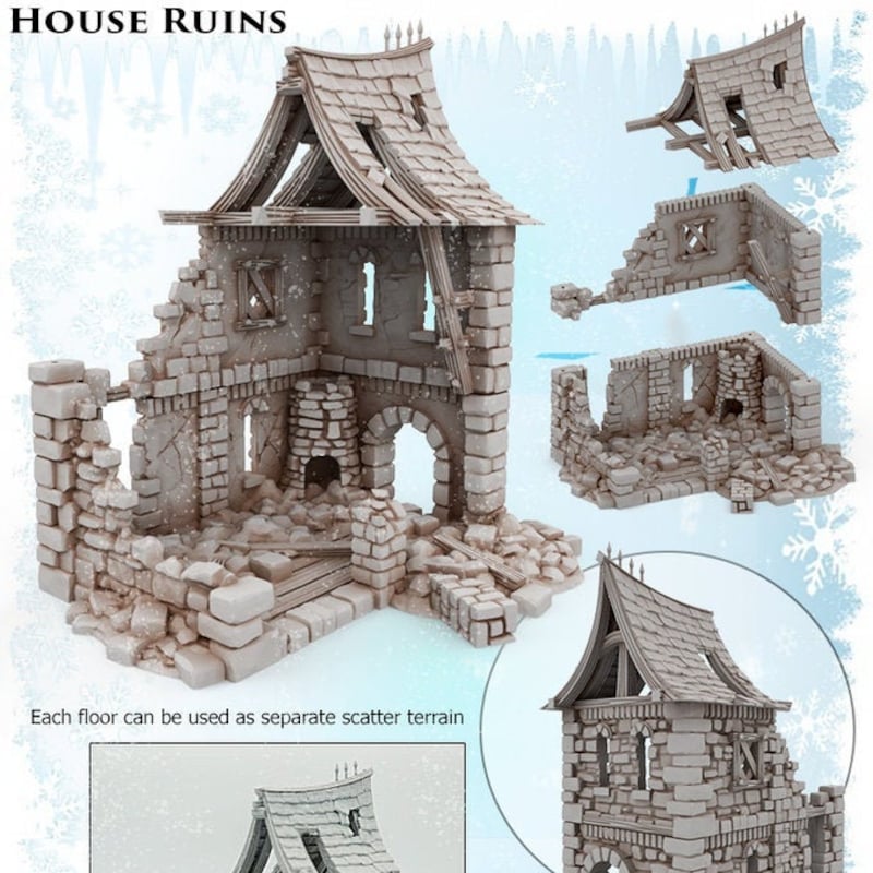 Wargaming House Prop Etsy