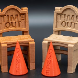 Chair of Shame Time Out Dice Jail Tabletop Fantasy Role Playing RPG Gaming Accessories Props Dungeons and Dragons DnD D&D Player Gift image 5