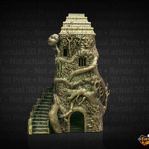 Centaur Dice Tower | Custom-Crafted Fantasy Dice Tower for Tabletop RPGs (Dungeons & Dragons, DnD), Wargaming, or Display