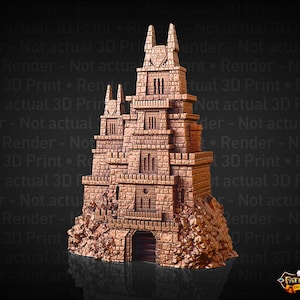 Dragonborn Dice Tower | Custom-Crafted Fantasy Dice Tower for Tabletop RPGs (Dungeons & Dragons, DnD), Wargaming, or Display