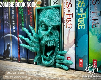 Zombie Book Nook | Tabletop Fantasy Role Play RPG Gaming Cosplay Props - Dungeons and Dragons DnD D&D | Miniatures of Madness
