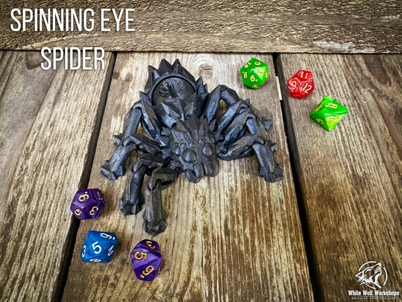 Realistic Spider Fidget Toy 3D Printed Articulated Spinner 