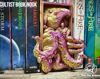 Cultist Book Nook | Tabletop Fantasy Role Play RPG Gaming Cosplay Props - Dungeons and Dragons DnD D&D Wargaming | Miniatures of Madness