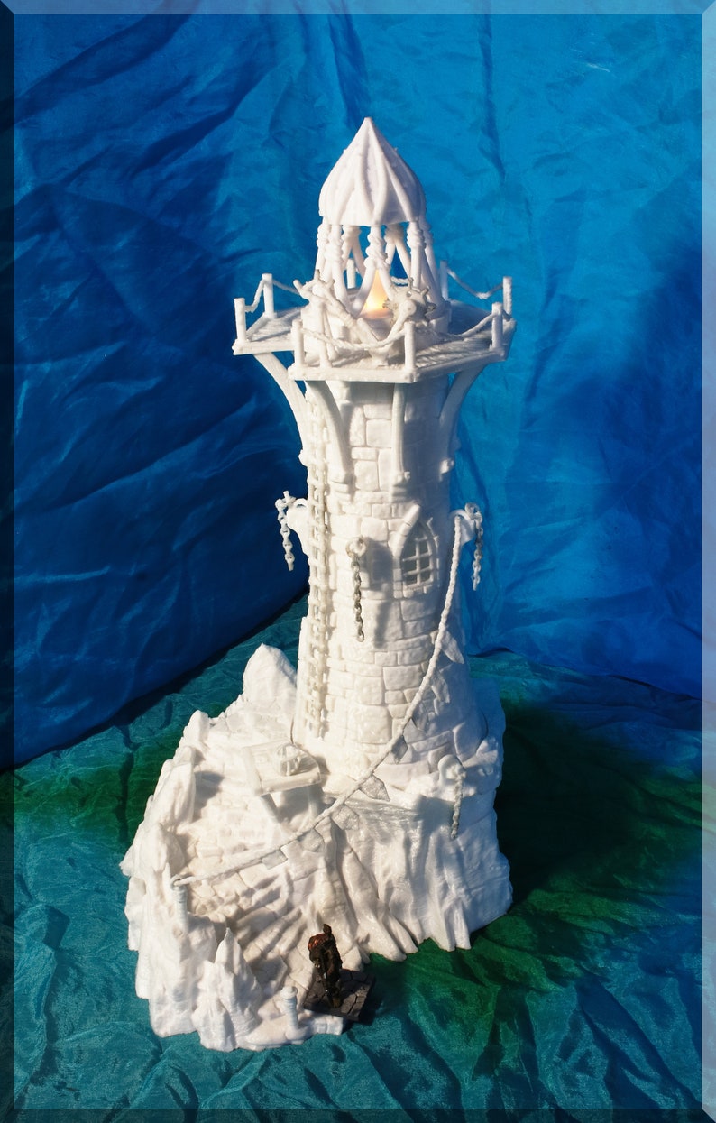 Lighthouse Fishing Village 3D Printed Tabletop Miniatures Etsy