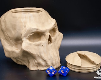 Orc Skull Mythic Dice Box Jail | Tabletop Fantasy Role Play RPG Gaming Cosplay Props - Dungeons and Dragons DnD D&D Pathfinder