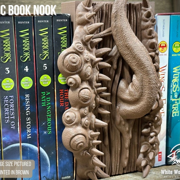 Mimic Book Nook | Tabletop Fantasy Role Play RPG Gaming Cosplay Props - Dungeons and Dragons DnD D&D | Miniatures of Madness