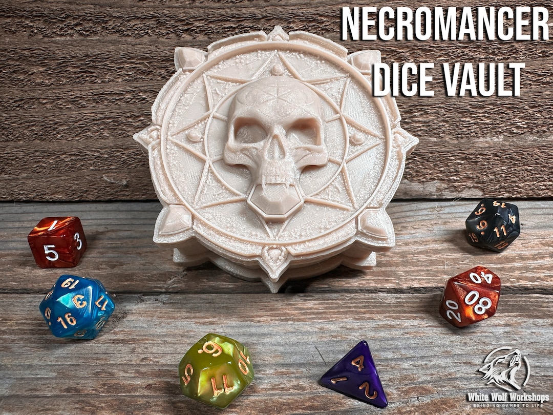 Necro Dice Vault Box Tabletop Fantasy Role Play RPG Gaming Etsy
