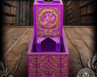 3D Vikings Tour de dés imitant la poitrine pour toutes les tailles de dés - Rouleau de dés parfait pour Donjons et Dragons, RPG de table, jeux de miniatures et jeux de