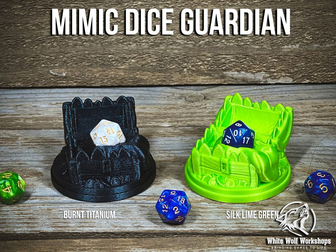 Mimic Dice Guardian Tabletop Fantasy Role Play RPG Gaming Cosplay Props