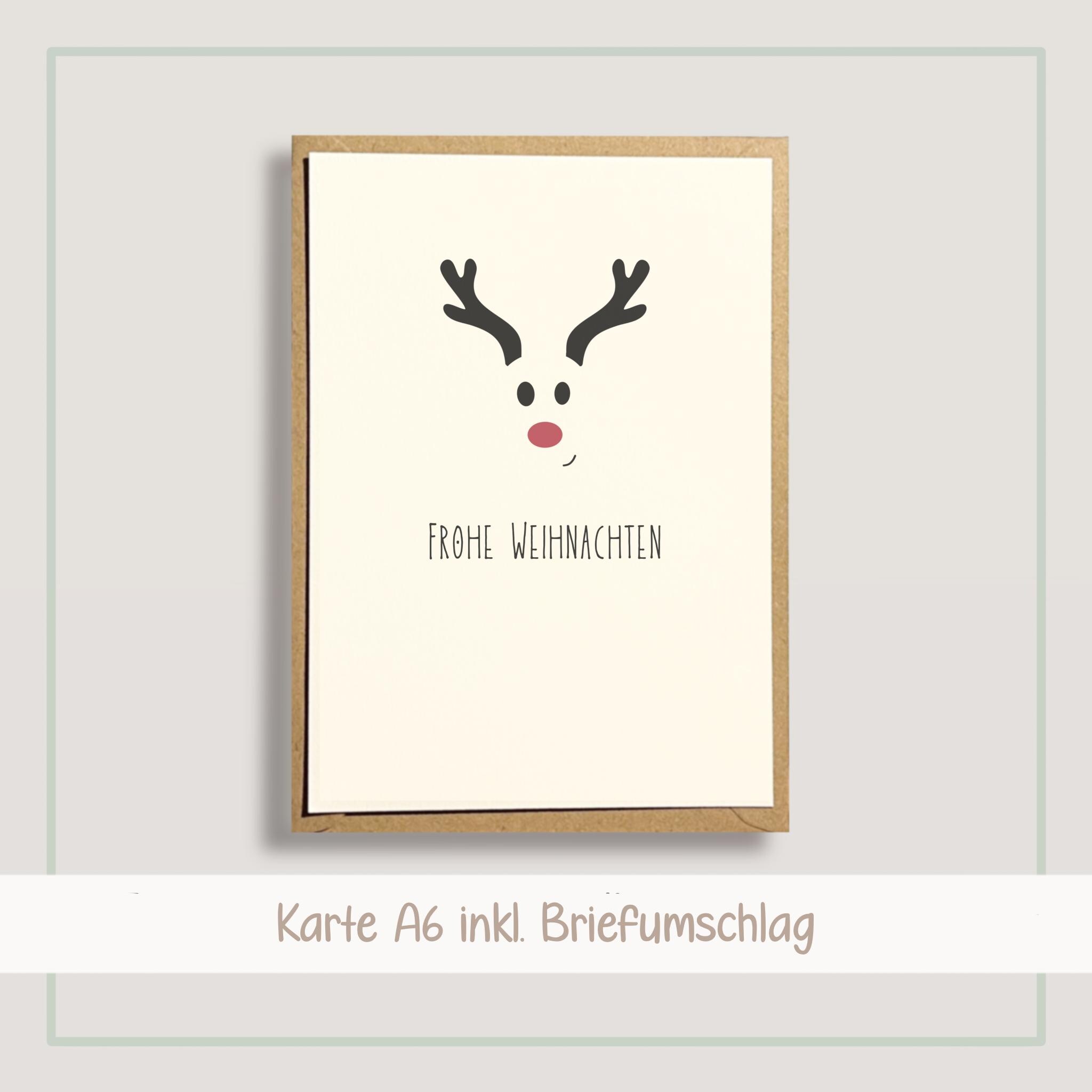 Elch Notizkarten In Box – 8 Stück, 8,9x12,7 Cm, Aus Recyceltem Papier, Mit Umschlägen, USA Hergestellt