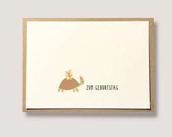 Geburtstagskarte mit Name, Glückwunschkarte zum Geburtstag personalisiert, Karte mit Briefumschlag, Geschenk Kindergeburtstag