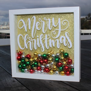 Merry Christmas Shadow Box | Ornaments