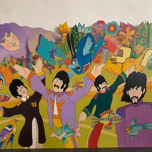 Beatles decorative panel homemade
