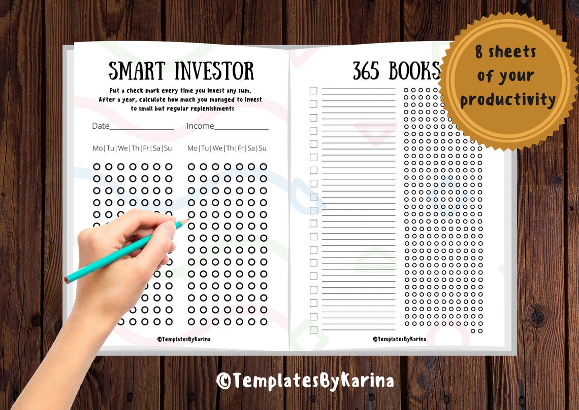 Printable Trackers PDF planner Ready to Print trackers A4 | Etsy