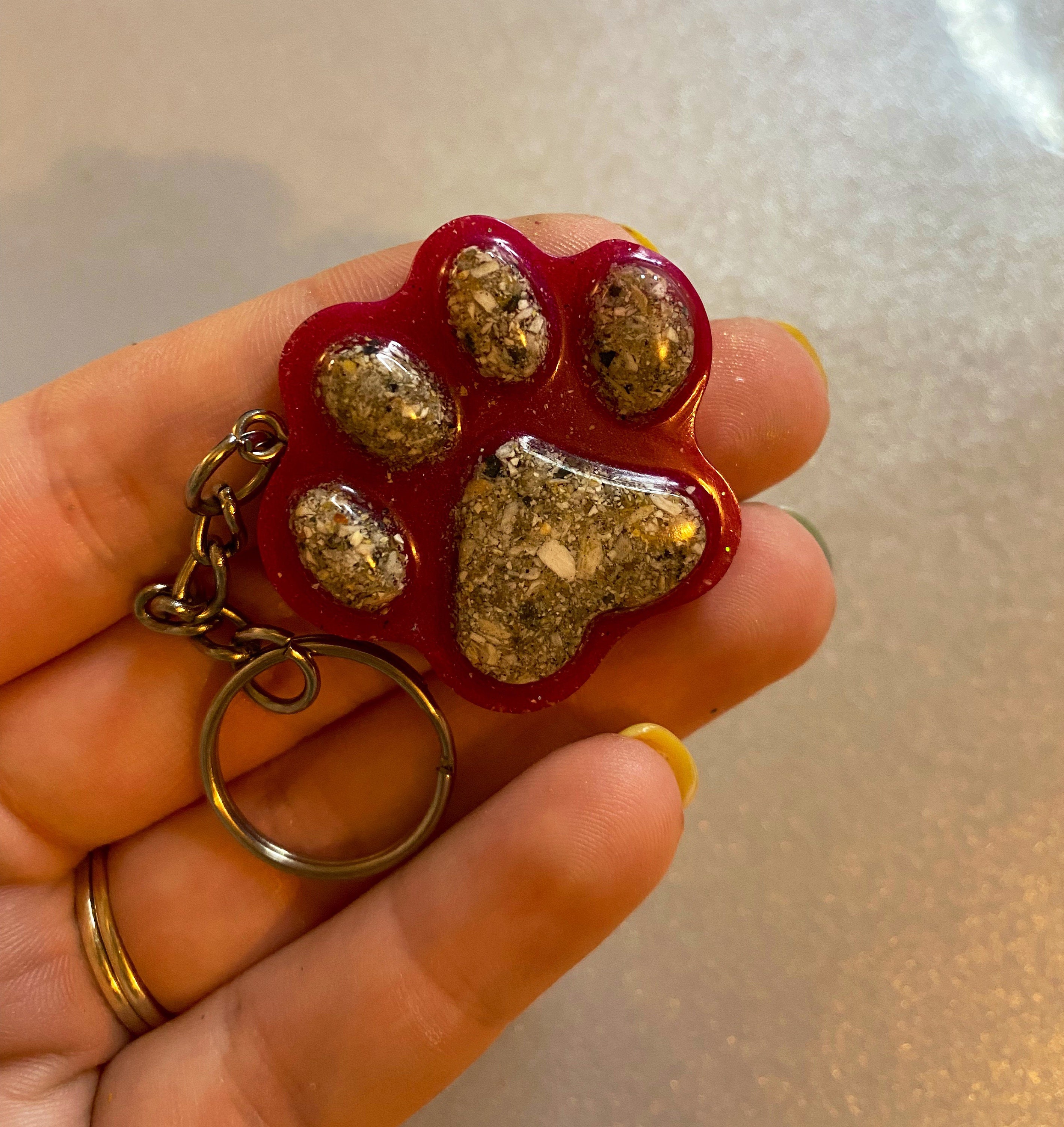 Handmade Resin Paw Print Pet Lover Gift Pet Memorial Dog Etsy UK