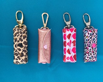 Chapstick Holder Keychain