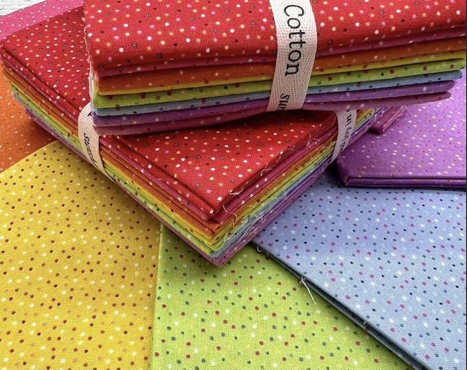 Poppie Cotton Country Confetti Fat Quarter Bundle