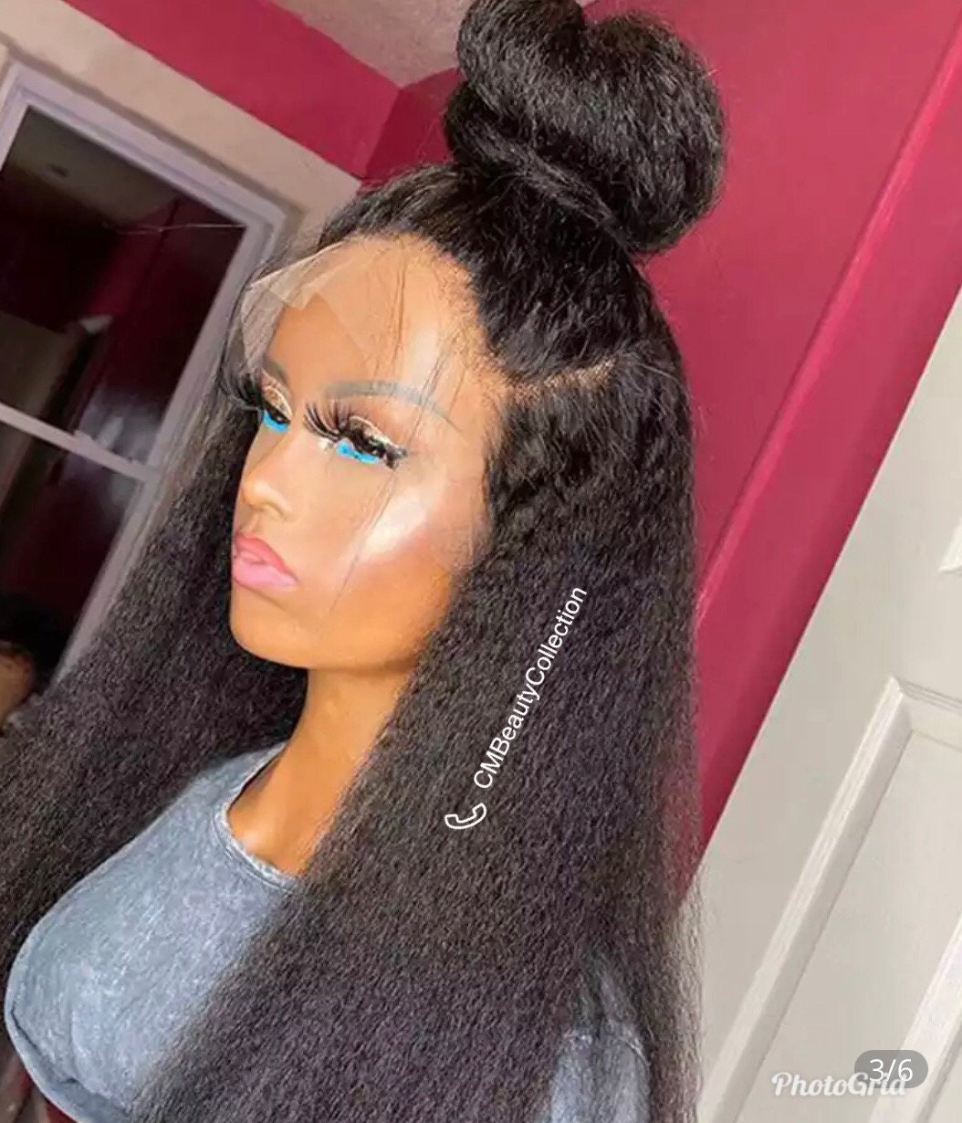Yaki Lace Wig - Etsy Yaki Lace Wig - Etsy