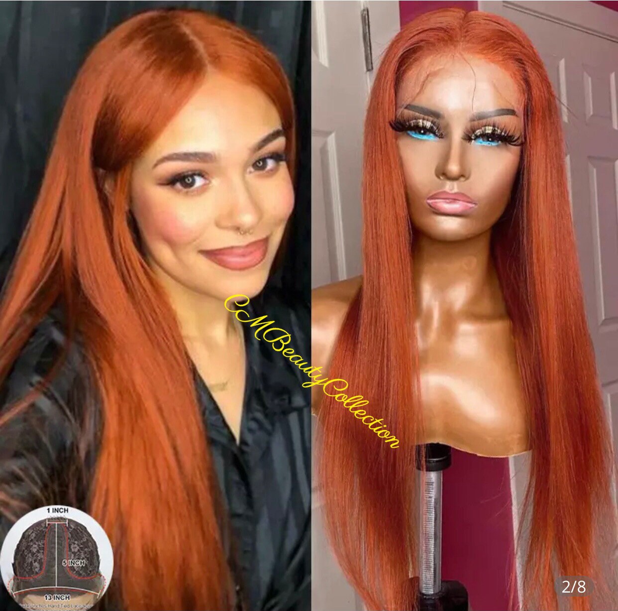 Orange Human Hair - Etsy Orange Human Hair - Etsy