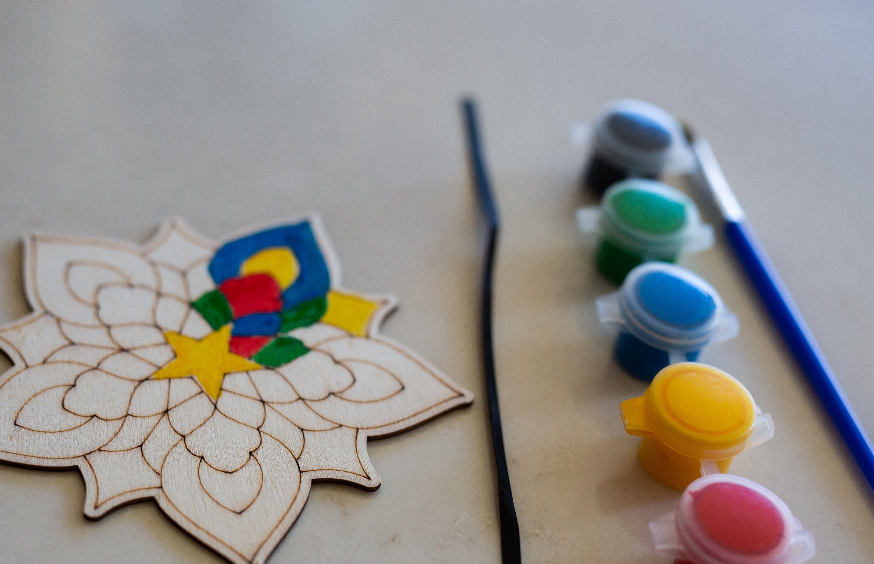 Filipino Capiz Parol Wooden Christmas Ornament Paint Kit - Etsy
