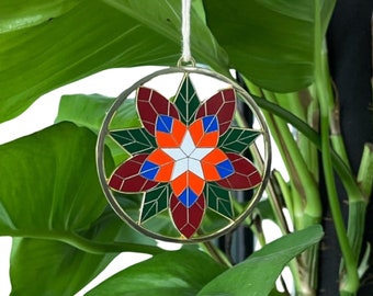 Enamel Capiz Parol Philippine Christmas Lantern Filipino Ornament