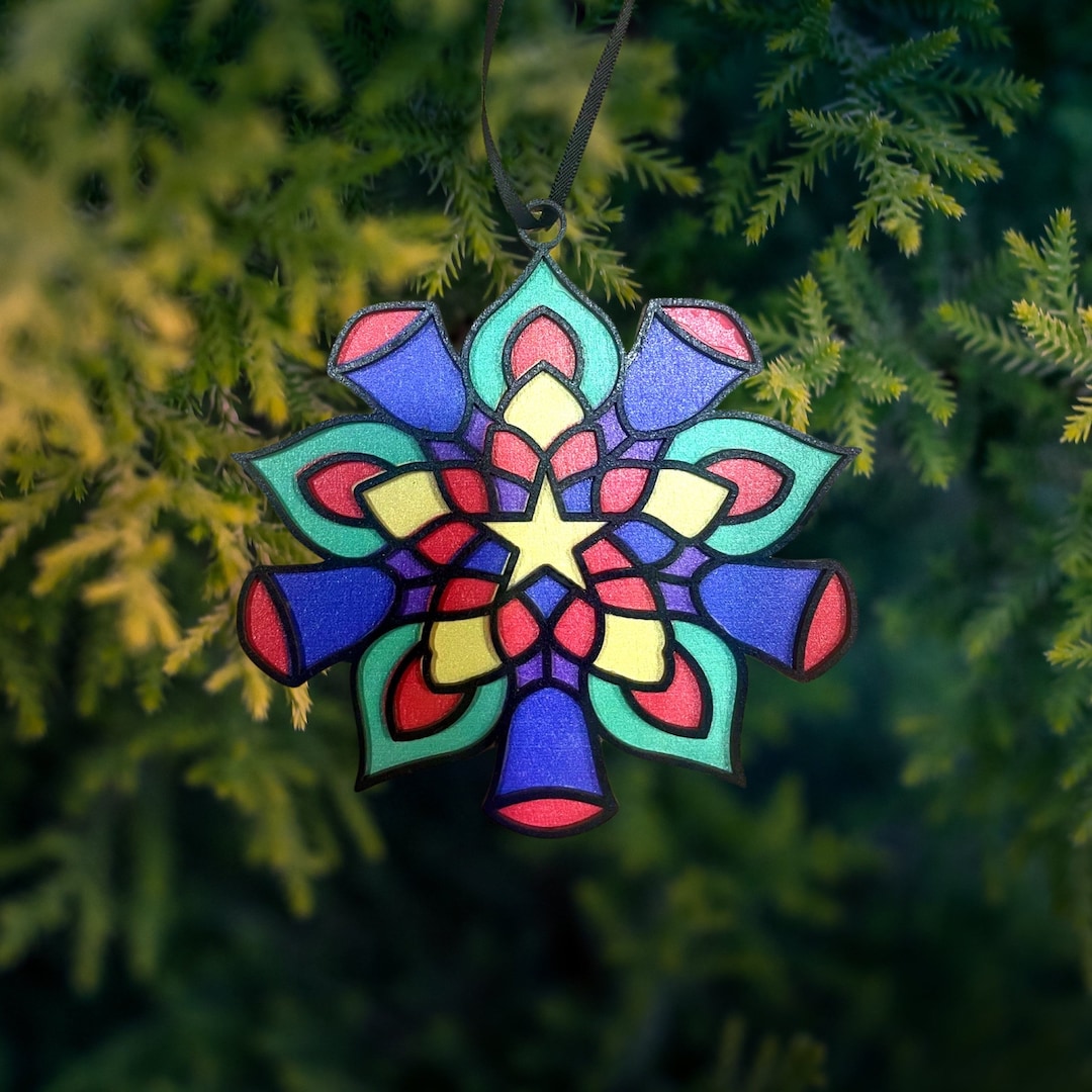 Lanterne De Noël Philippine Parol 19 Pouces - Coquillage, Lumières RGB